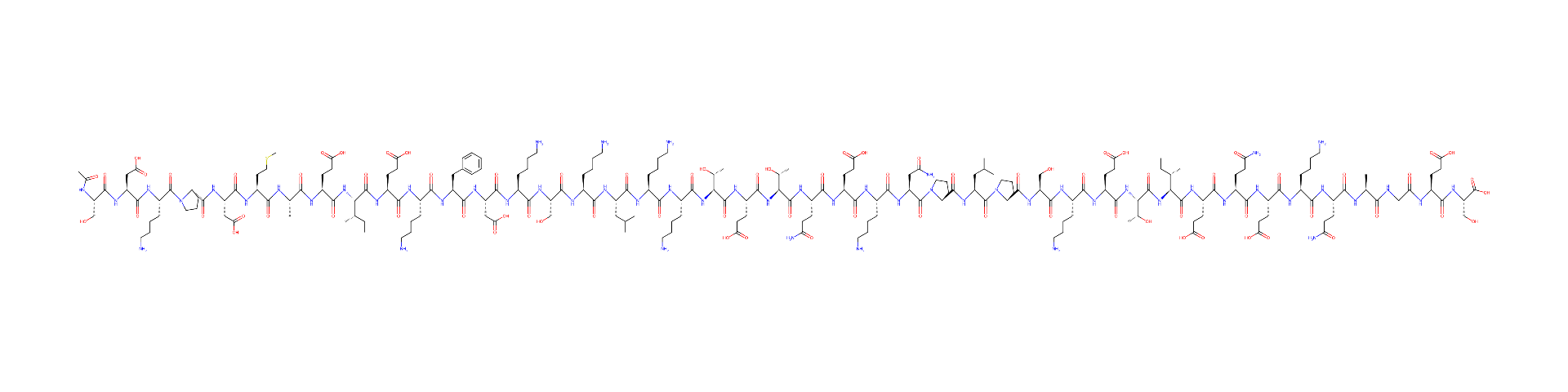 TB-500 10 mg molecular structure