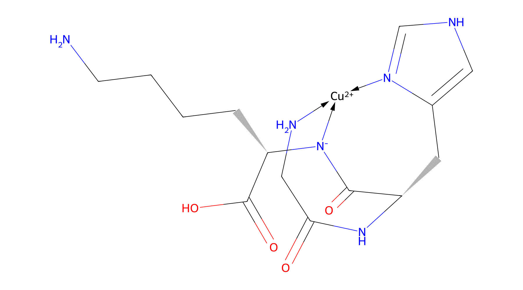 GHK-Cu 100 mg molecular structure