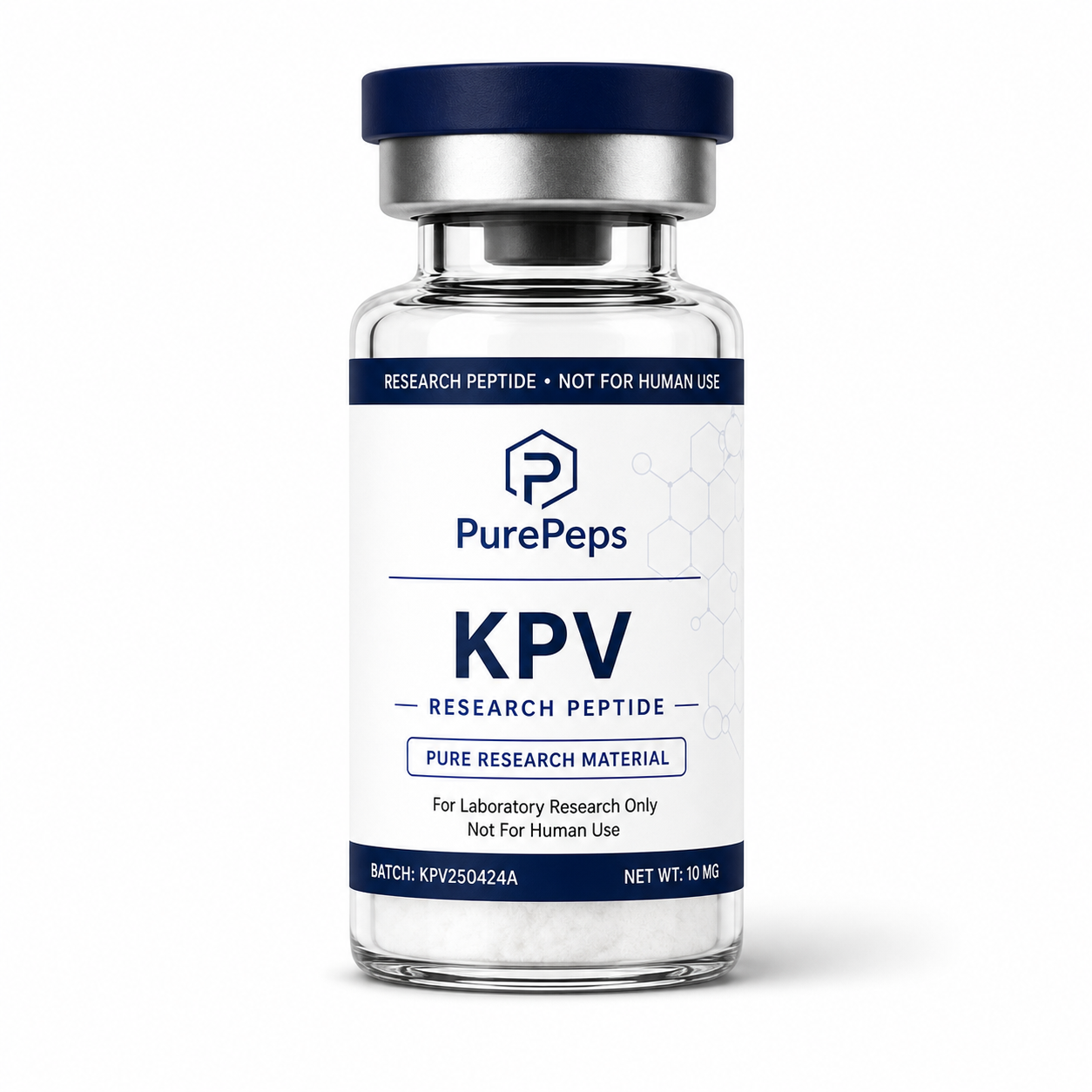 Laboratory vial of KPV 10 mg